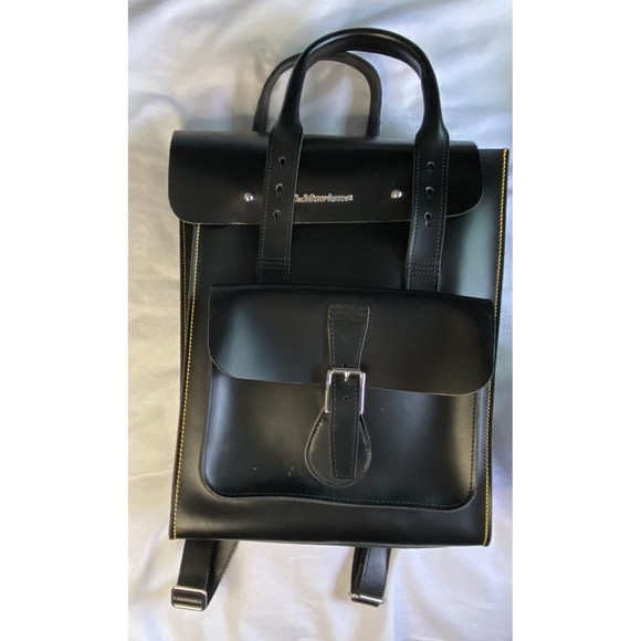 Dr Martens Backpack Ruck Sack Leather Black - Picture 1 of 10